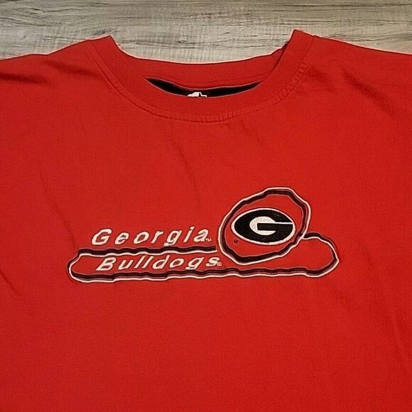 Vintage Starter Georgia Bulldogs Shirt‎ Adult 3XL Embroidered Logo Crewneck NCAA - Picture 1 of 12
